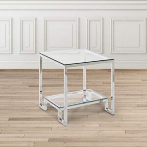 Mingora Stainless Steel Side Table - Chrome or Golden