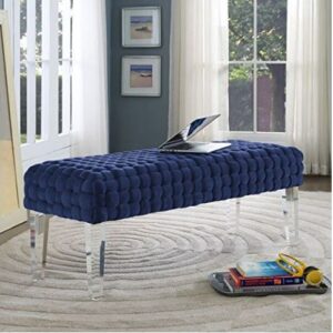 Zermatt Velvet Upholstered Bench
